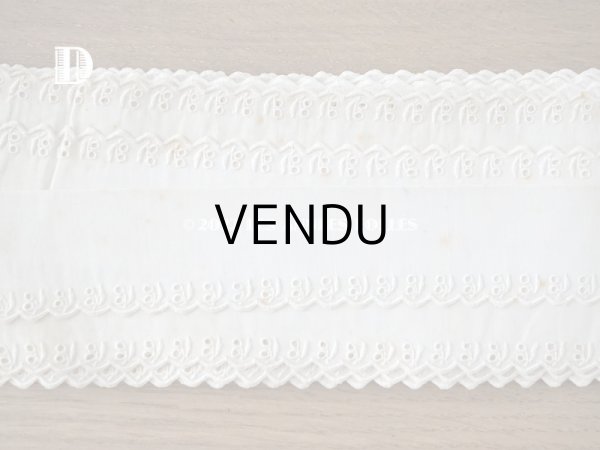 画像5: アンティーク カットワークレース (5)