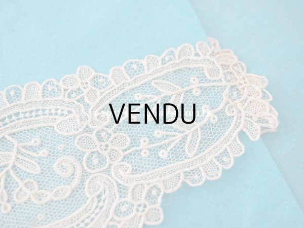 画像7: 19世紀末 アンティーク ポワンドローズの胸飾り ニードルレース  ポワンドガーズ   『ポワン・ド・ガーズ』　『ポワン・ド・ローズ』 (7)