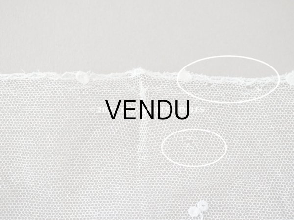 画像13: アンティーク  レース 花のメダイヨン　2.2m  幅12.6cm (13)