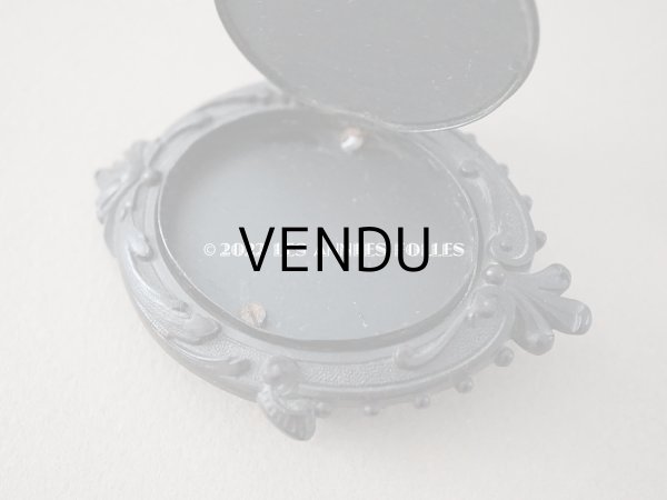 画像5: アンティーク  ヴィクトリアン 鈴蘭のロケットブローチ モーニングジュエリー  (5)