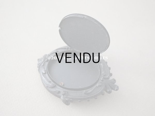 画像4: アンティーク  ヴィクトリアン 鈴蘭のロケットブローチ モーニングジュエリー  (4)