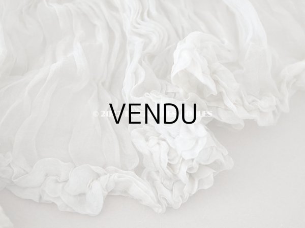 画像9: 1900年頃　アンティーク ウェディングドレスの装飾　シルクシフォンのプリーツ (9)