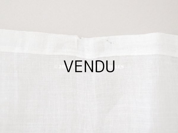 画像6: 1900年代 アンティーク 幅広 ドレスの裾  プリーツ入り レース付 3.44m 幅21.5cm　コットンオーガンジー (6)