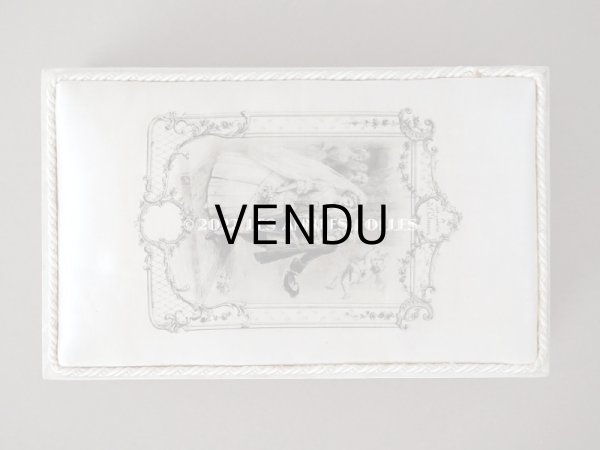 画像6: アンティーク シルクサテン　結婚式のドラジェのボックス AU FIDELE BERGER DE VICHY (6)