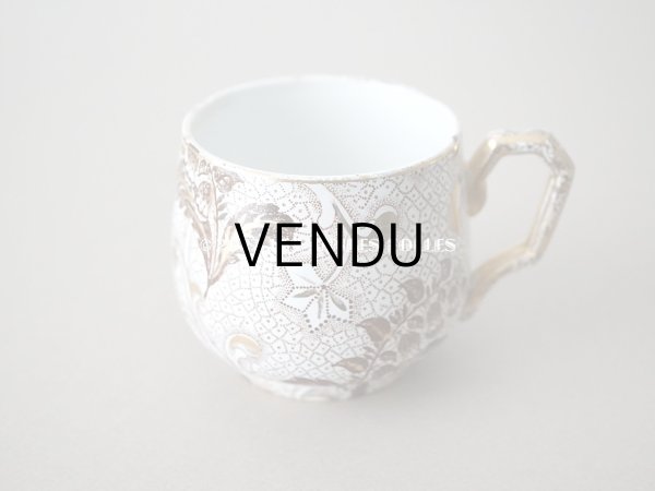 フランス　アンティーク　creil montereau カップ　湯呑み　ポット フランス アンティーク creil montereau カップ 湯呑み ポット