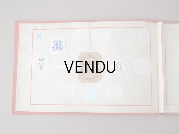 画像6: 19世紀 アンティーク モノグラムのアルバム (6)