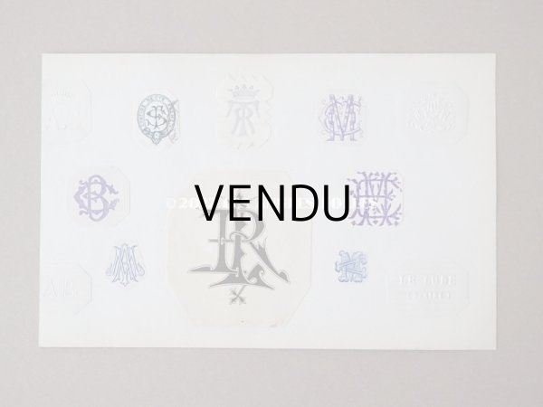 画像18: 19世紀 アンティーク モノグラムのアルバム (18)