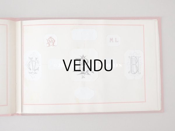 画像10: 19世紀 アンティーク モノグラムのアルバム (10)