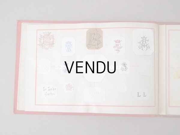 画像8: 19世紀 アンティーク モノグラムのアルバム (8)