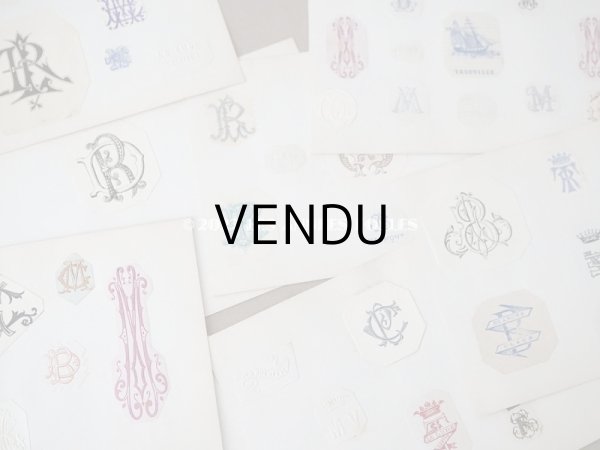 画像15: 19世紀 アンティーク モノグラムのアルバム (15)