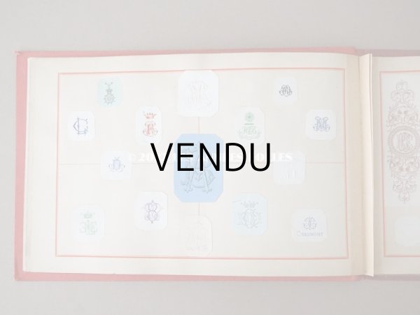 画像4: 19世紀 アンティーク モノグラムのアルバム (4)