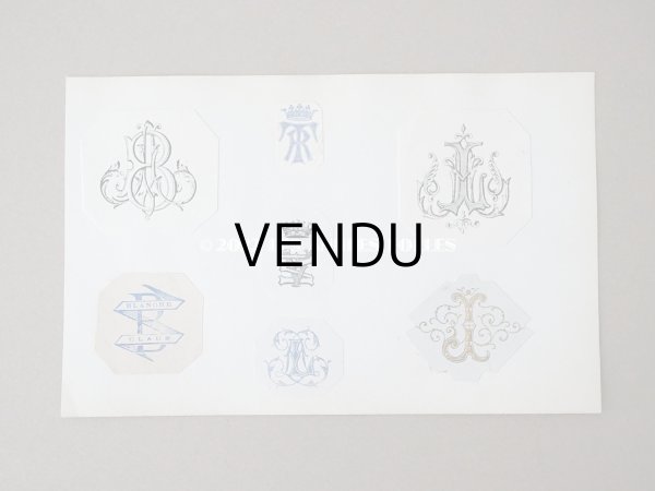 画像16: 19世紀 アンティーク モノグラムのアルバム (16)