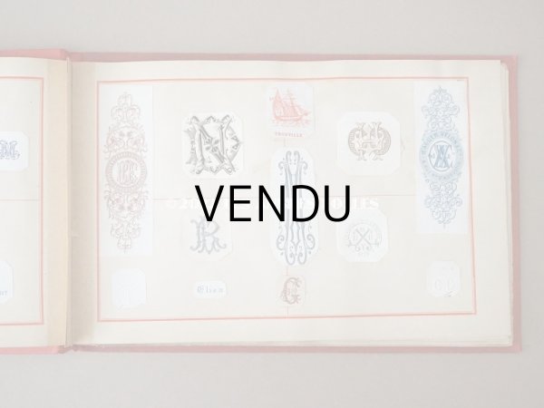 画像5: 19世紀 アンティーク モノグラムのアルバム (5)