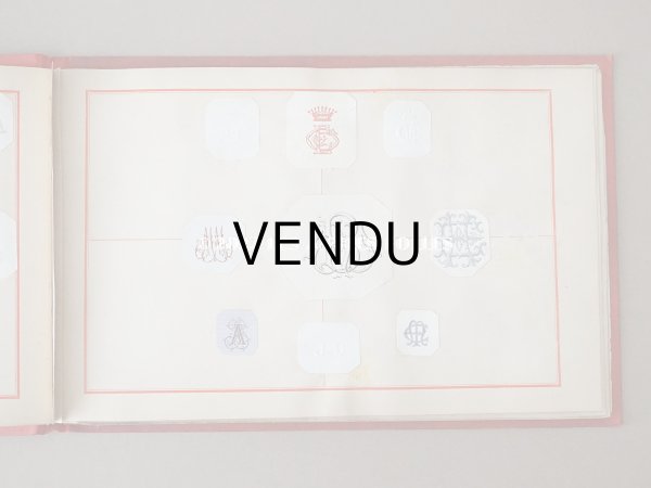 画像7: 19世紀 アンティーク モノグラムのアルバム (7)