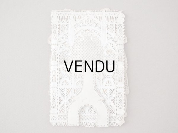 画像4: 19世紀末 アンティーク 初聖体の立体カニヴェ  ポップアップ クロモ  (4)