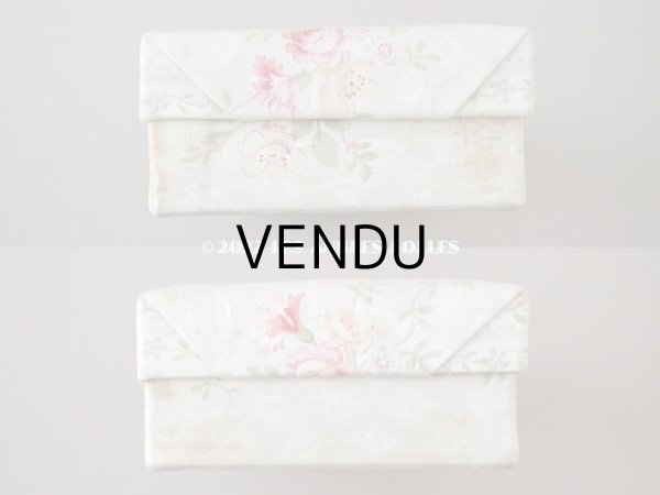 画像5: 1900年代 アンティーク お菓子箱 薔薇と勿忘草のリース (5)