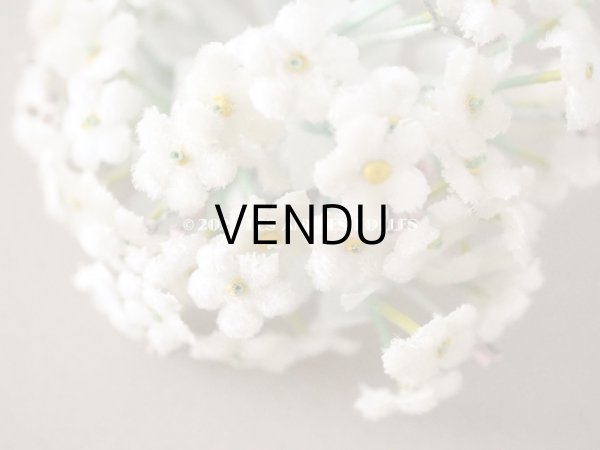画像5: アンティーク 勿忘草のベルベットの布花  (5)