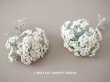 画像1: アンティーク 勿忘草のベルベットの布花  (1)