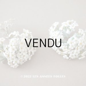 画像: アンティーク 勿忘草のベルベットの布花 