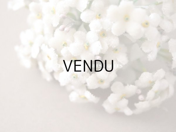 画像3: アンティーク 勿忘草のベルベットの布花  (3)