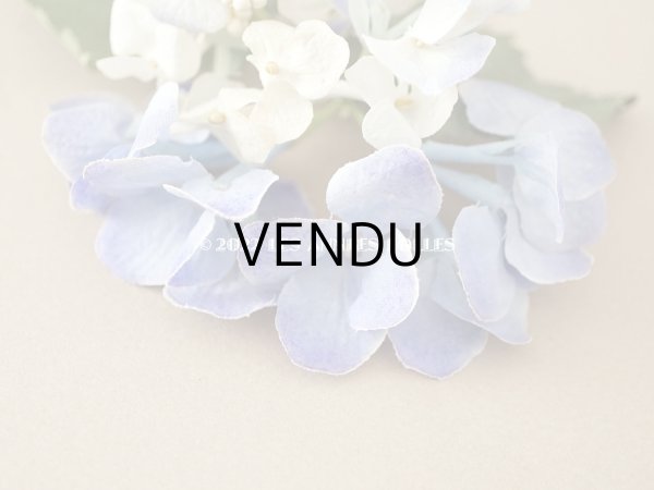 画像5: アンティーク 紫陽花の布花　淡い青紫 (5)