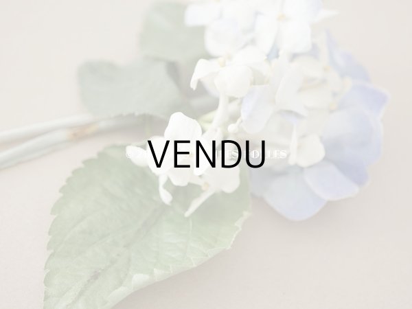 画像4: アンティーク 紫陽花の布花　淡い青紫 (4)