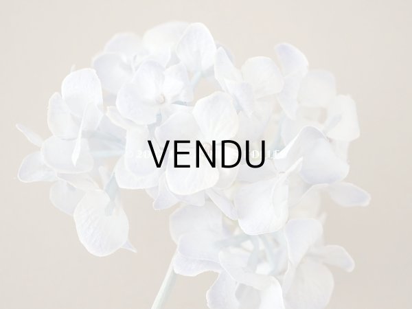 画像6: アンティーク 紫陽花の布花　ごく淡い青紫 (6)