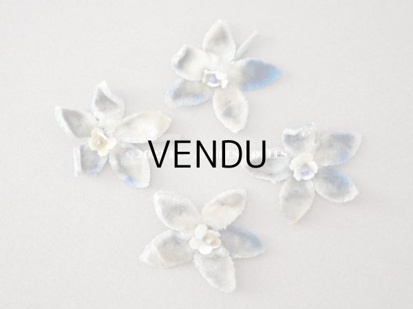 画像4: アンティーク ベルベットの花びらのセット 16〜24ピース 35mm (4)