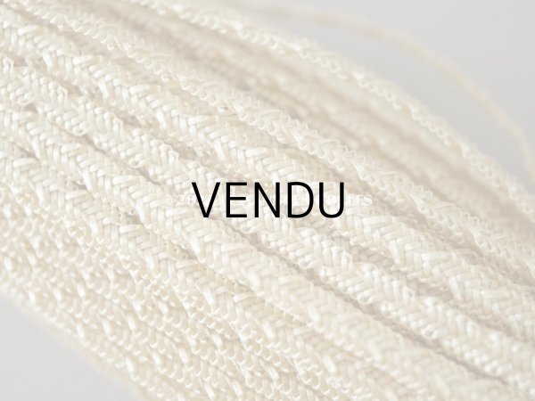 画像3: アンティーク ストロー素材のブレード 帽子用  約50m  幅4mm (3)