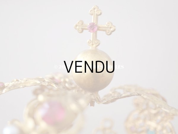 画像7: 19世紀 アンティーク 聖母マリアの冠 (M) (7)