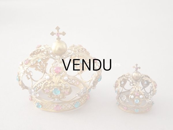画像12: 19世紀 アンティーク 聖母マリアの冠 (S) (12)