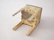 画像8: 1920年代 アンティーク 栗鼠のジュエリーボックス 　マスタードカラーのシルク製クッション　 (8)