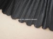画像3: 19世紀末 アンティーク  ドレスの裾 黒いシルクのプリーツ 2.7m 約11cm幅 (3)
