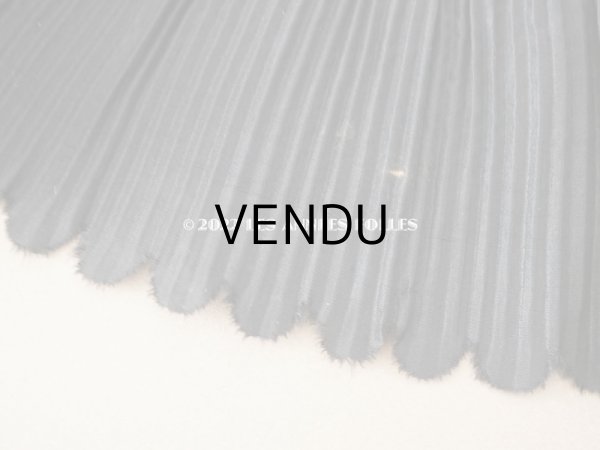 画像6: 19世紀末 アンティーク  ドレスの裾 黒いシルクのプリーツ 3m 約10cm幅 (6)