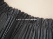 画像2: 19世紀末 アンティーク  ドレスの裾 黒いシルクのプリーツ 2.7m 約11cm幅 (2)