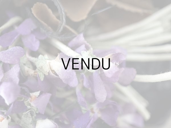 画像10: 19世紀 アンティーク  ベルギーの画家　Félicien Rops　婦人の遺品 菫の布花付き帽子 (10)