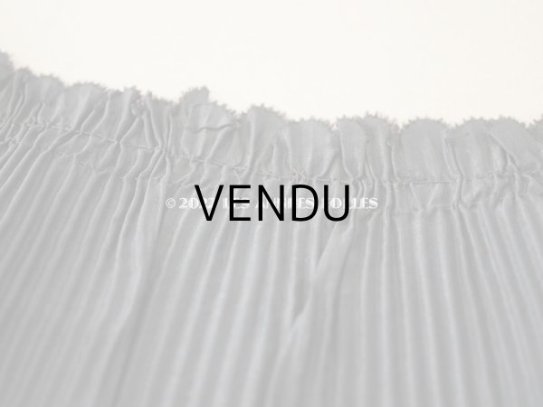 画像4: 19世紀末 アンティーク  ドレスの裾 黒いシルクのプリーツ 3m 約10cm幅 (4)