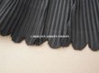画像5: 19世紀末 アンティーク  ドレスの裾 黒いシルクのプリーツ 3m 約10cm幅 (5)