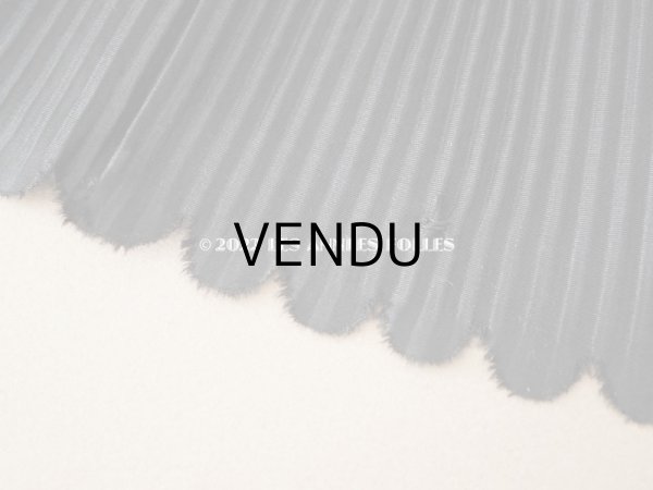 画像7: 19世紀末 アンティーク  ドレスの裾 黒いシルクのプリーツ 3m 約10cm幅 (7)