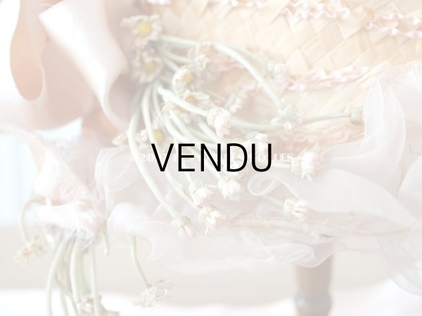 画像9: 19世紀 アンティーク  大きなピンクのリボンが結ばれた 貴婦人の帽子　ボンマルシェ百貨店　-AU BON MARCHE - (9)