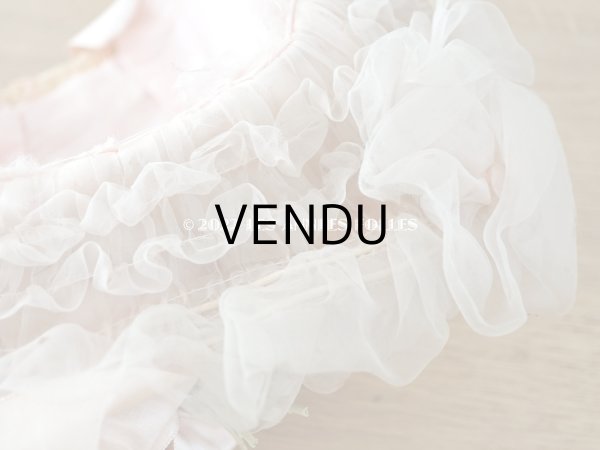 画像20: 19世紀 アンティーク  大きなピンクのリボンが結ばれた 貴婦人の帽子　ボンマルシェ百貨店　-AU BON MARCHE - (20)