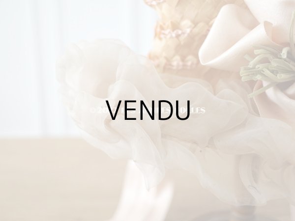 画像8: 19世紀 アンティーク  大きなピンクのリボンが結ばれた 貴婦人の帽子　ボンマルシェ百貨店　-AU BON MARCHE - (8)