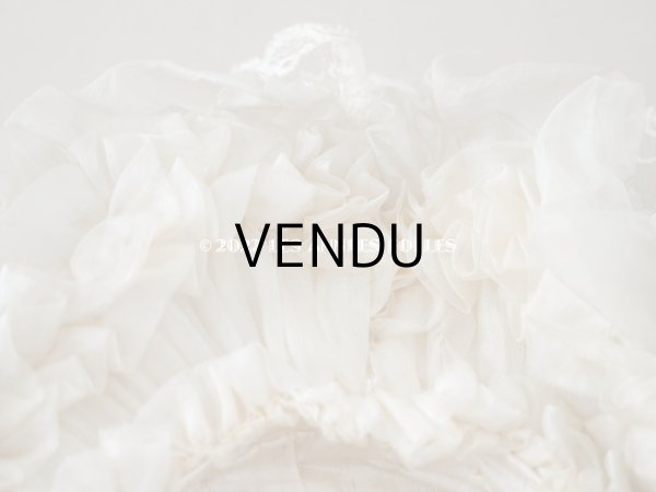 画像14: 19世紀末 アンティーク 小さな女の子の帽子 シルクシフォン&レース  (14)