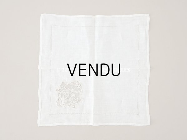 画像6: 19世紀 アンティーク アランソンレースのハンカチ オリジナルボックス入り 【ポワン・ダランソン（アランソン）】　【POINT D'ALENCON】 (6)