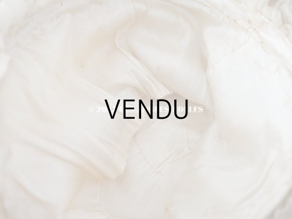 画像13: 19世紀末 アンティーク 小さな女の子の帽子 シルクシフォン&レース  (13)