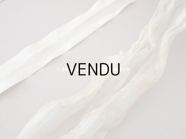 画像18: 19世紀末 アンティーク 小さな女の子の帽子 シルクシフォン&レース  (18)