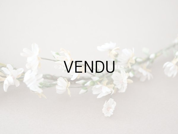 画像7: 19世紀末 アンティーク 白い小さなの布花のティアラ 花冠　 (7)