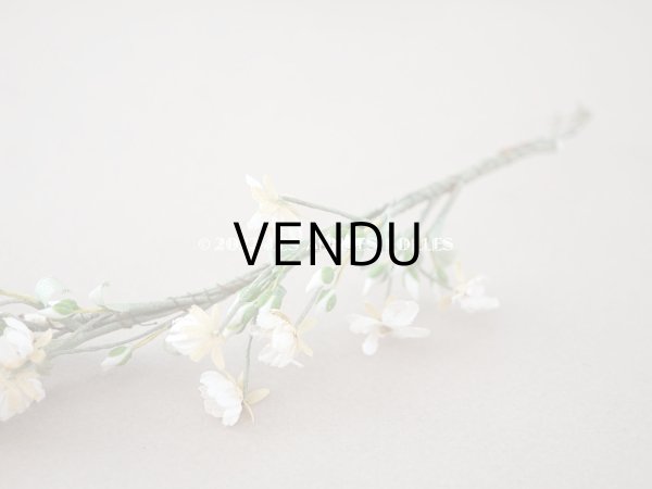 画像5: 19世紀末 アンティーク 白い小さなの布花のティアラ 花冠　 (5)