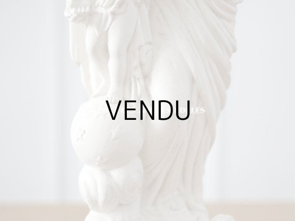 画像7: 1900年代 アンティーク 聖母マリア＆幼いキリストの石膏像 (7)