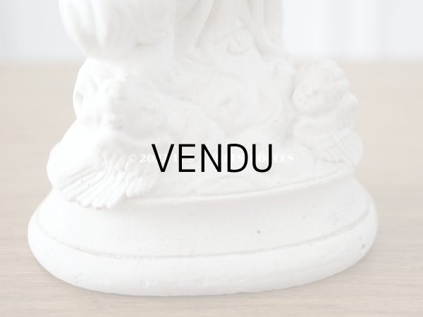 画像9: 1900年代 アンティーク 聖母マリア＆幼いキリストの石膏像 (9)